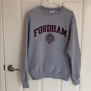Fordham University Champion sweatshirt